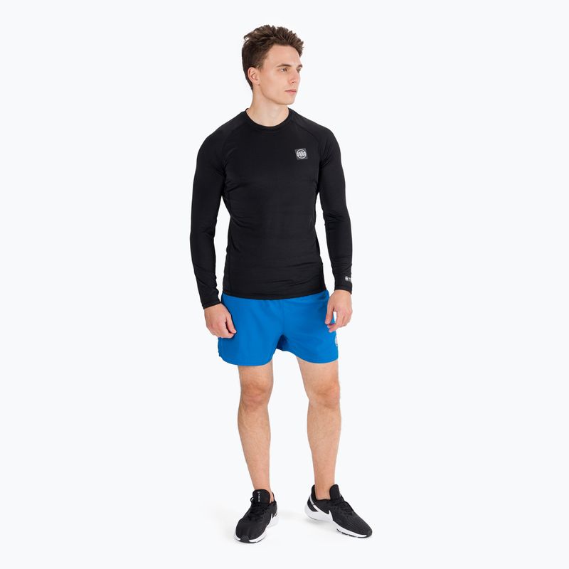 Мъжки Rashguard с дълъг ръкав Pitbull West Coast Performance Small Logo black 5