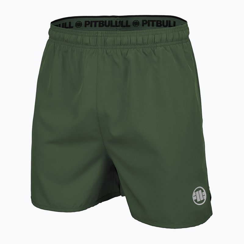 Мъжки шорти за тренировка Pitbull West Coast Performance Small Logo olive