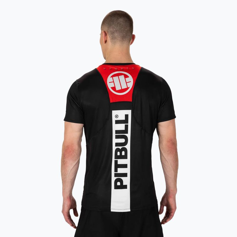 Мъжка тениска за тренировка Pitbull Mesh Performance Pro Plus Hilltop Sports black 3