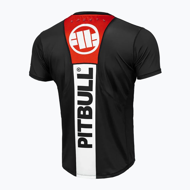 Мъжка тениска за тренировка Pitbull Mesh Performance Pro Plus Hilltop Sports black 8