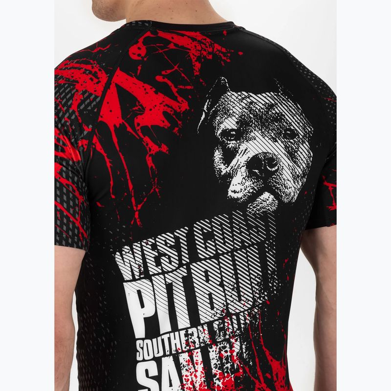 Мъжки рашгард Pitbull West Coast Blood Dog 2 Rash black 4