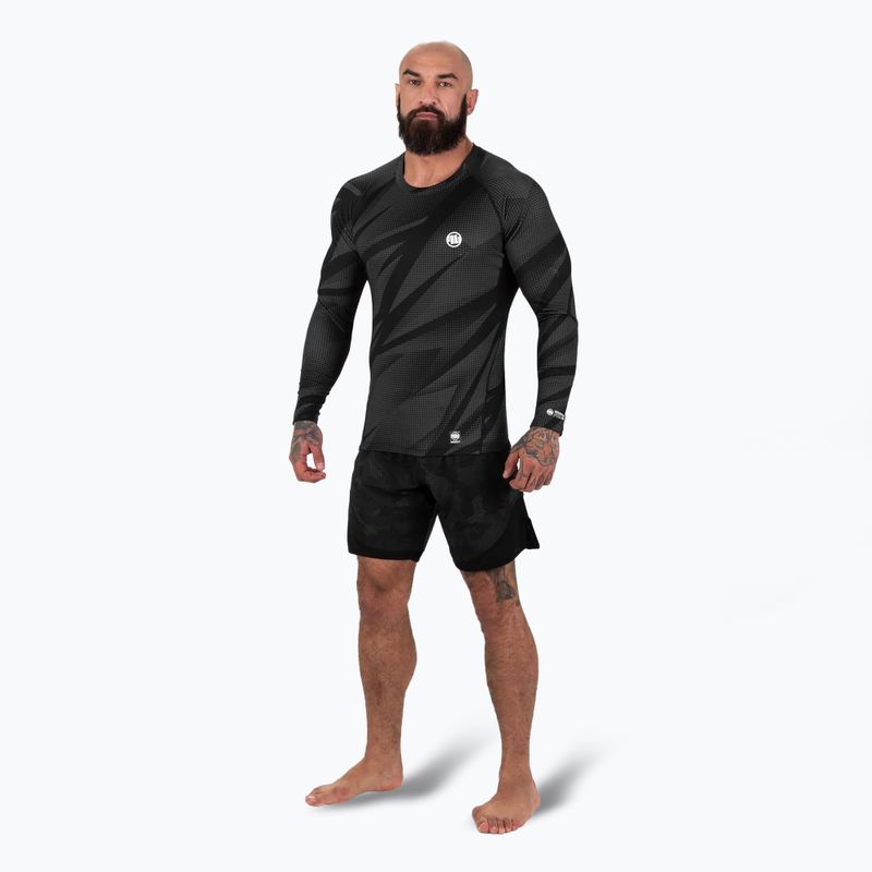 Мъжки рашгард с дълъг ръкав Pitbull Rashguard Dot Camo II grey 2