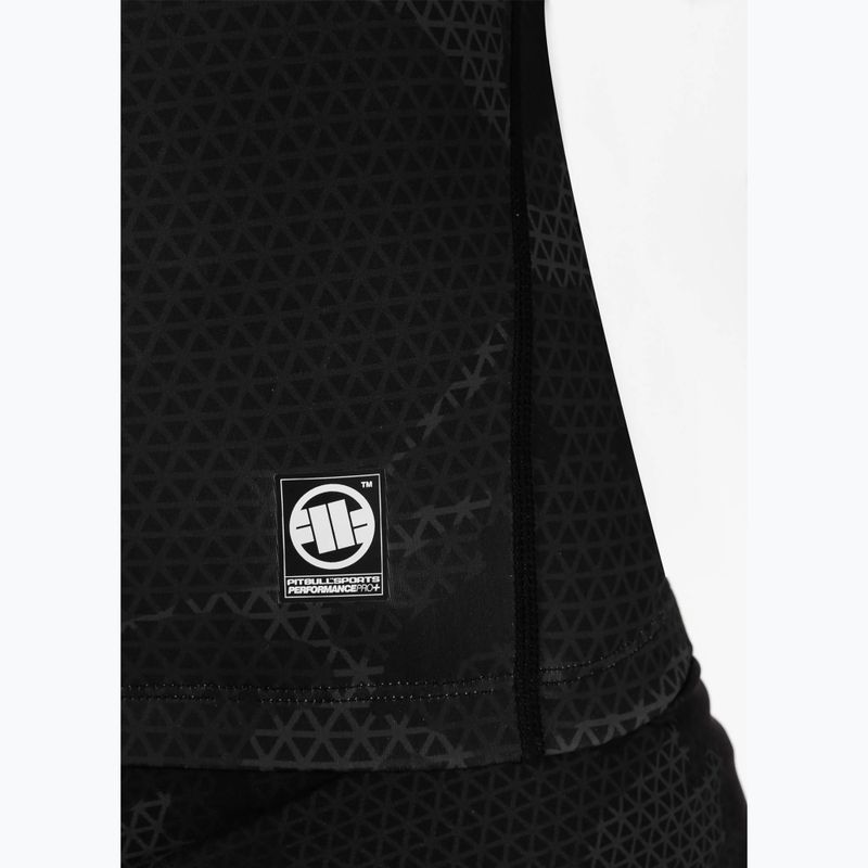 Мъжки Rashguard с дълъг ръкав Pitbull West Coast Net Camo 2 Rash black camo 7