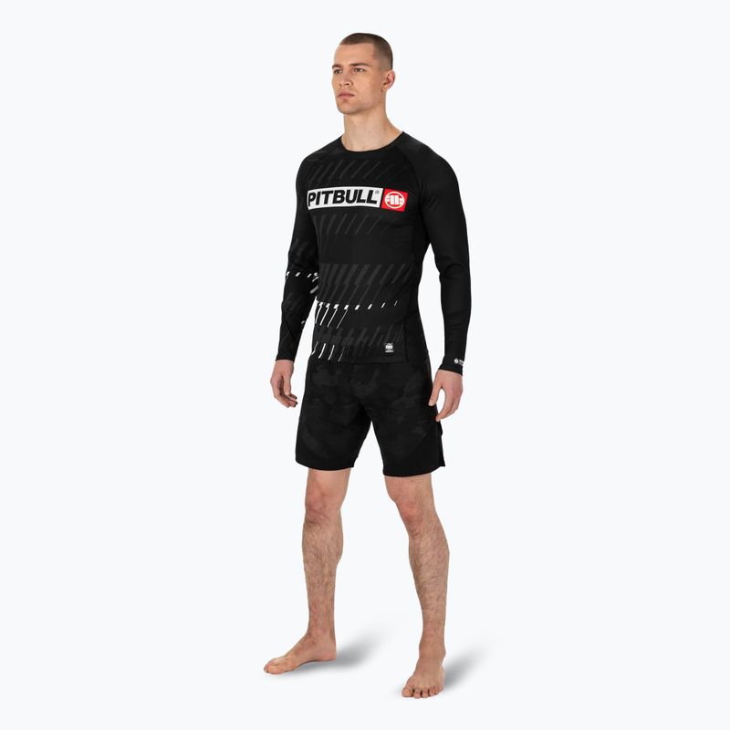 Мъжки рашгард с дълъг ръкав Pitbull Rashguard Street Dog black 2