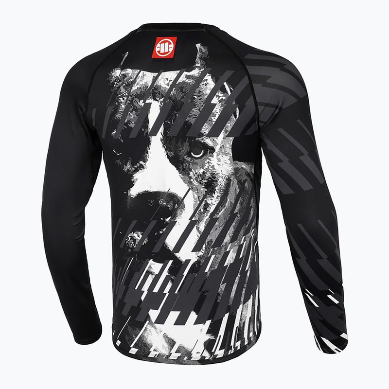 Мъжки рашгард с дълъг ръкав Pitbull Rashguard Street Dog black 8