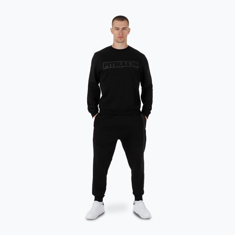 Мъжки суитшърт Pitbull Beyer Crewneck black 3