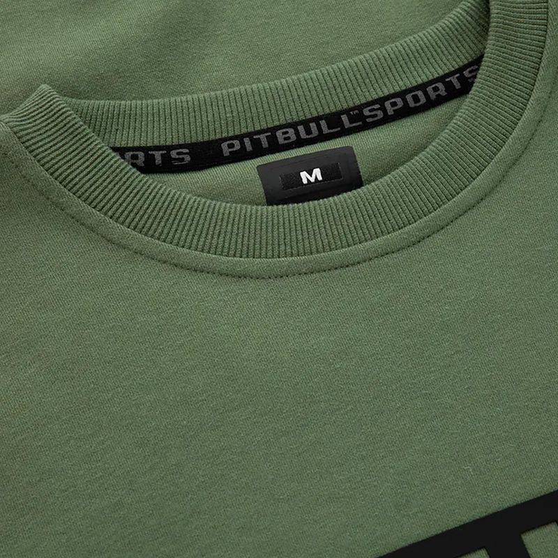 Мъжки суитшърт Pitbull West Coast Beyer Crewneck olive 8