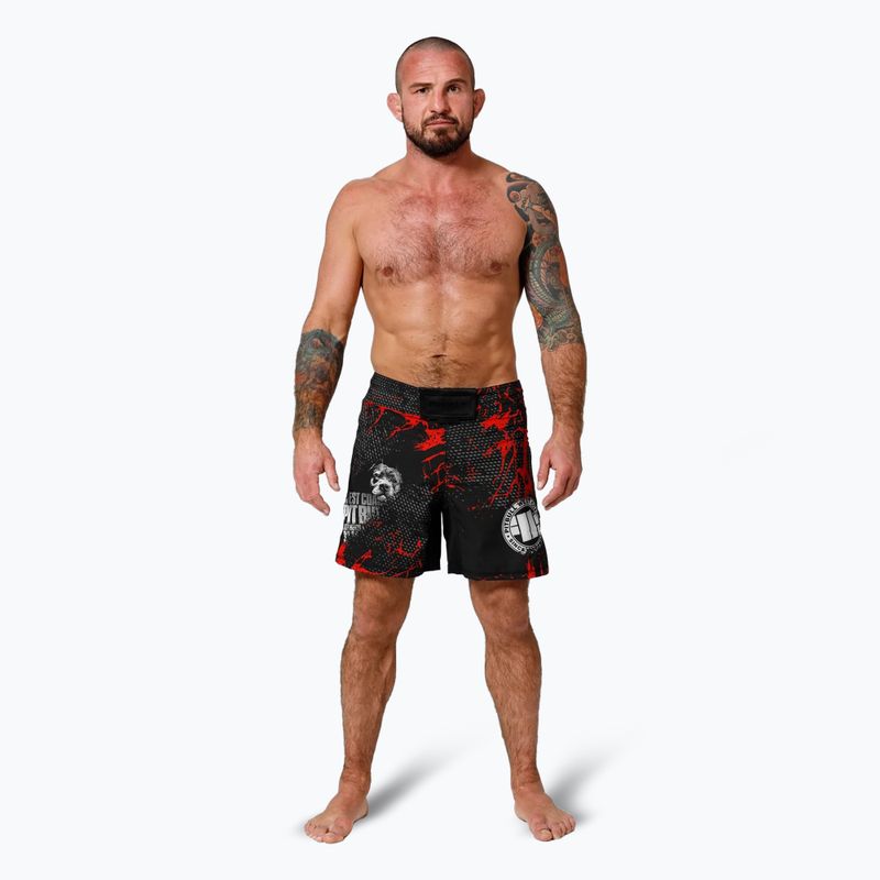 Шорти за тренировка Pitbull Grappling Blood Dog II black 2