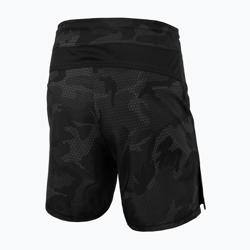 Мъжки шорти за граплинг Pitbull West Coast Grappling 3 Net Camo Hilltop 2 black 2