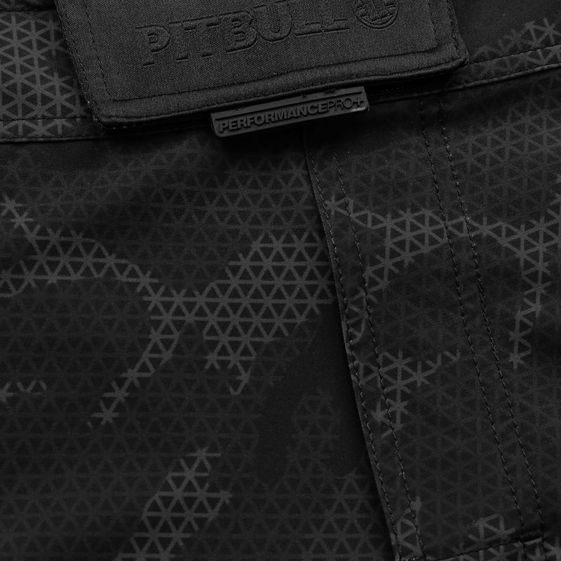 Мъжки шорти за граплинг Pitbull West Coast Grappling 3 Net Camo Hilltop 2 black 3