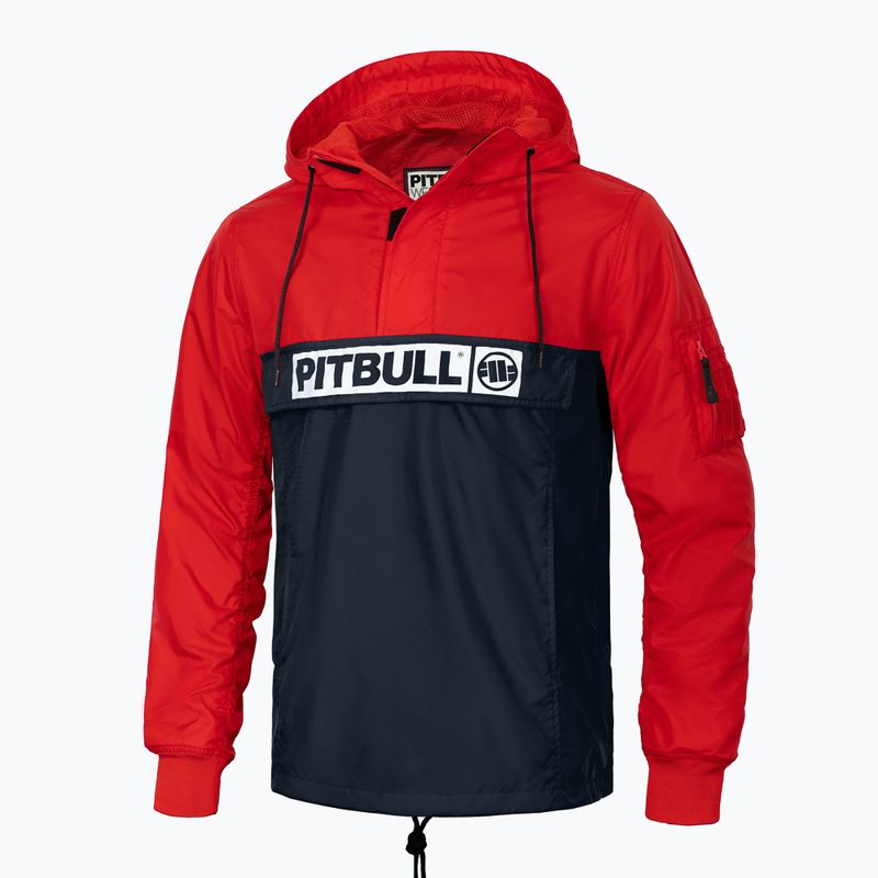 Pitbull West Coast мъжко яке Loring Two-Color Kangaroo червено/тъмночервено 4
