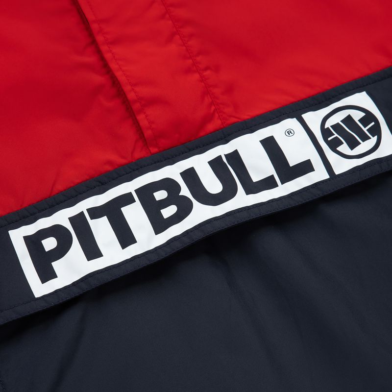 Pitbull West Coast мъжко яке Loring Two-Color Kangaroo червено/тъмночервено 7