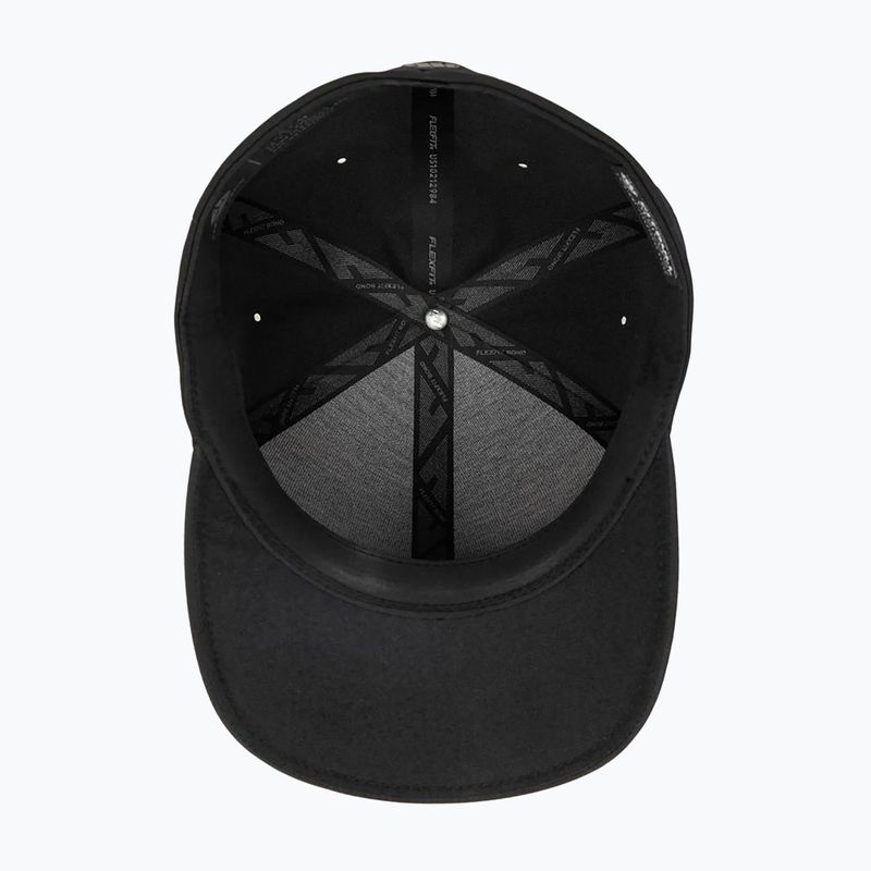 Питбул Пълна шапка ,,Hilltop" Stretch Fitted черна 3