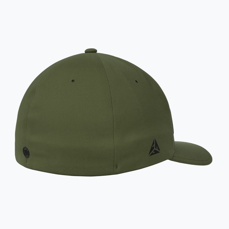 Pitbull West Coast Мъжка пълна шапка ,,Hilltop" Stretch Fitted olive 3