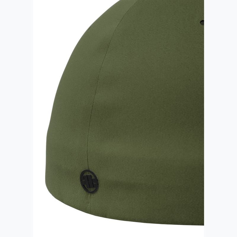 Pitbull West Coast Мъжка пълна шапка ,,Hilltop" Stretch Fitted olive 7