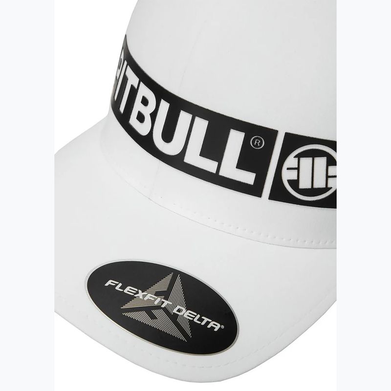 Pitbull Snapback шапка ,,Hilltop" Stretch Fitted бяла 4