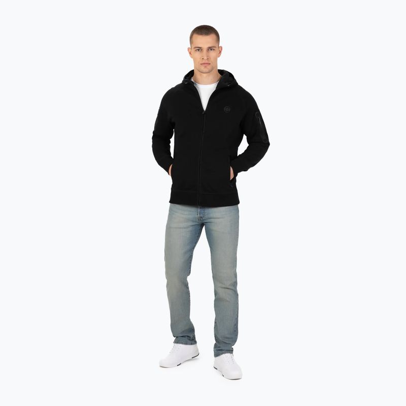 Мъжки суитшърт Pitbull West Coast Hermes Hooded Zip black 2