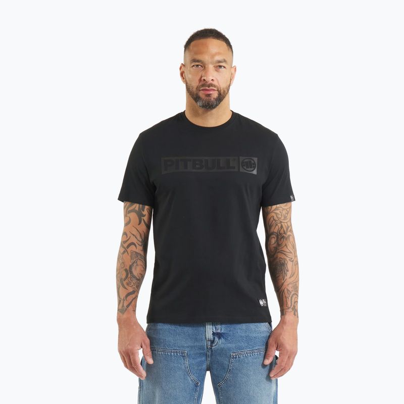 Мъжка тениска Pitbull West Coast T-S All Black Hilltop black