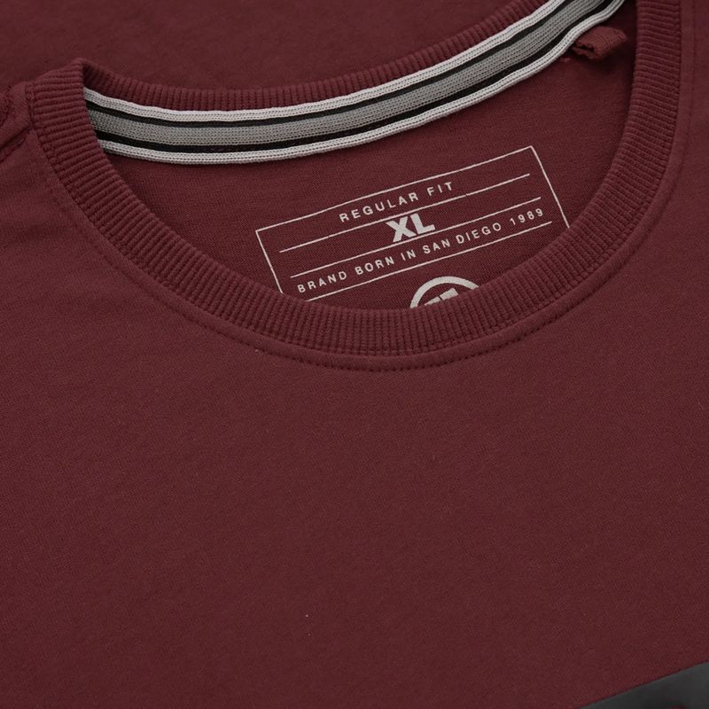 Мъжка тениска Pitbull West Coast T-S Classic Boxing burgundy 4