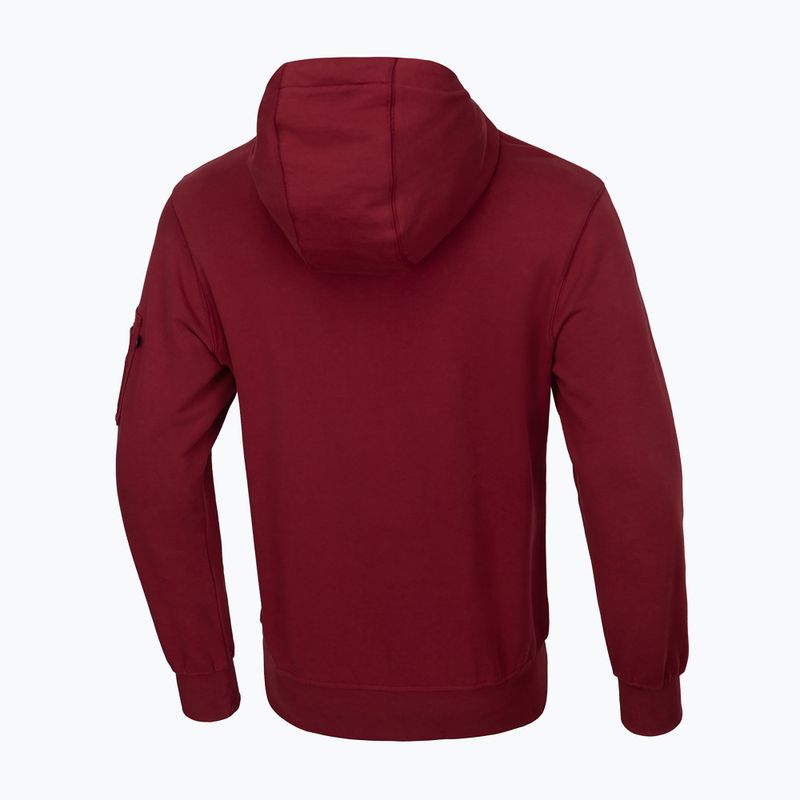 Мъжки суитшърт Pitbull West Coast Everts Hooded burgundy 2