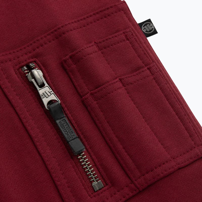 Мъжки суитшърт Pitbull West Coast Everts Hooded Zip burgundy 5