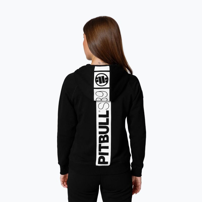 Мъжки суитшърт Pitbull West Coast Fuchsia Hooded Zip black 3