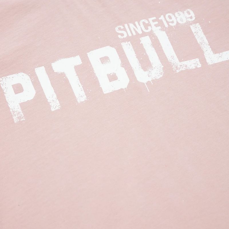 Дамска тениска Pitbull West Coast T-S Grafitti powder pink 4