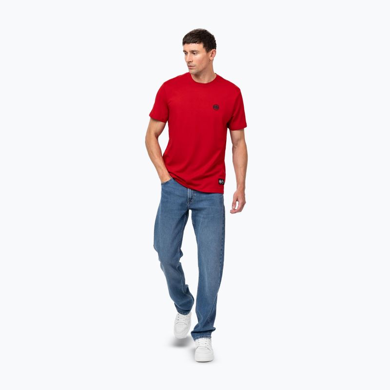 Мъжка тениска Pitbull Small Logo red 2