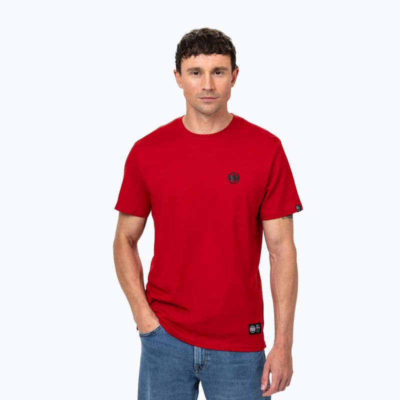 Мъжка тениска Pitbull Small Logo red 3