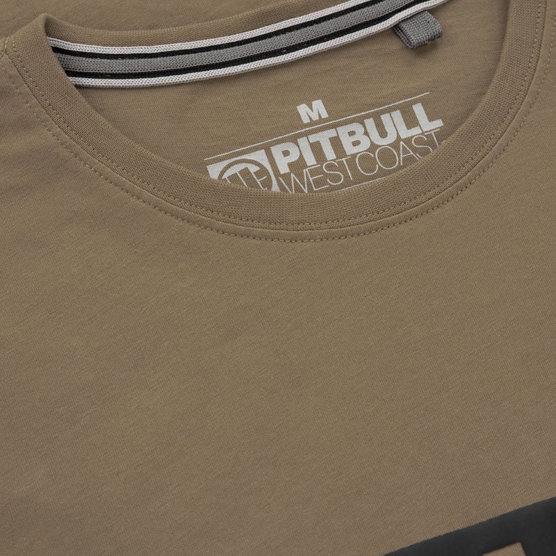 Мъжка тениска Pitbull West Coast T-S Hilltop 170 coyote brown 4