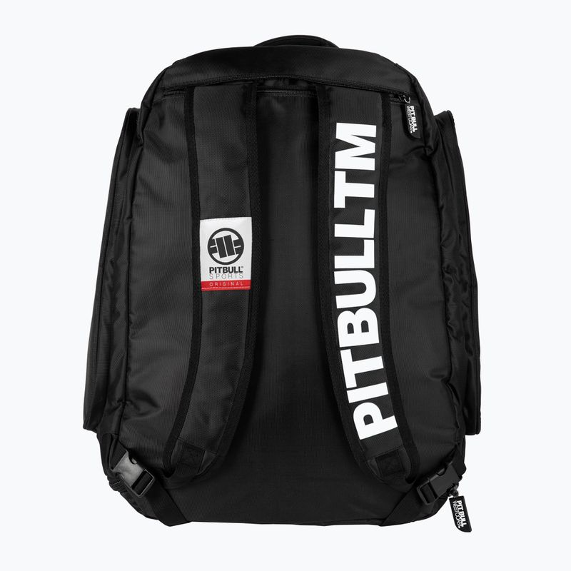 Pitbull West Coast Logo 2 Convertible 50 л раница за обучение черна 3
