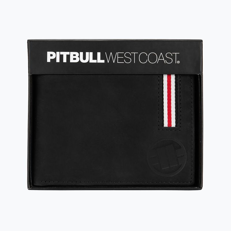 Мъжки портфейл Pitbull Lin Wood 2 Embosed Leather black
