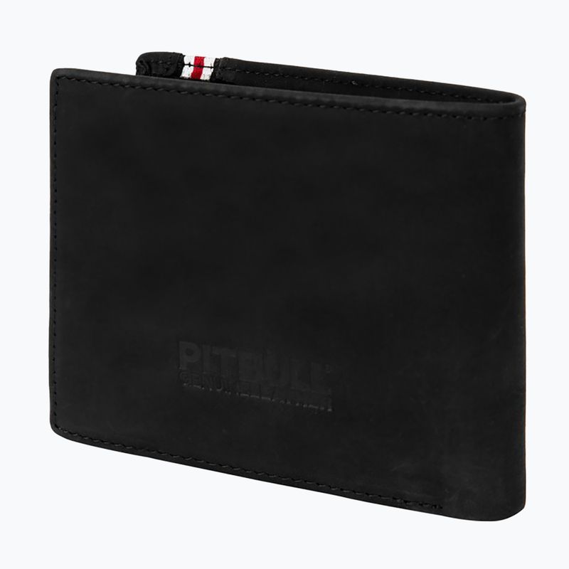 Мъжки портфейл Pitbull Lin Wood 2 Embosed Leather black 2