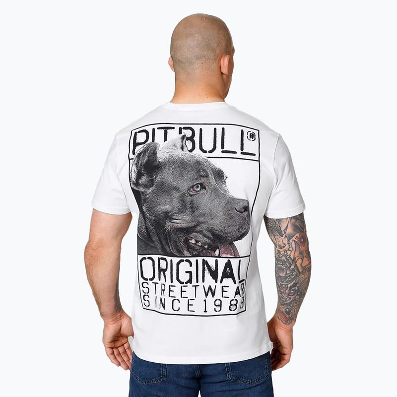 Pitbull West Coast Origin бяла мъжка тениска 3