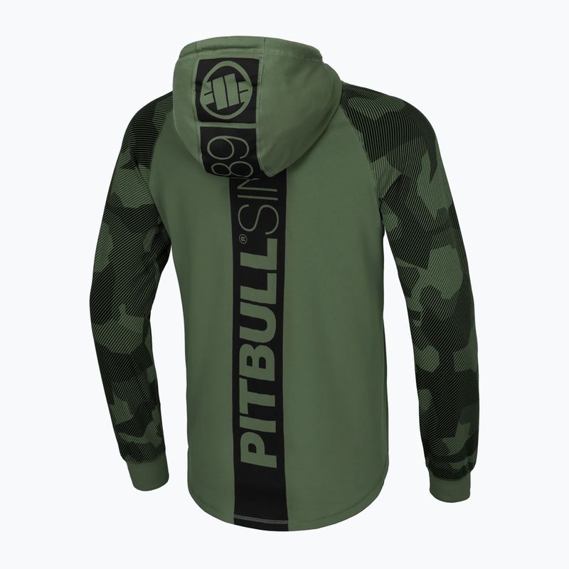Мъжки суитшърт Pitbull West Coast Hilltop Hooded olive 2
