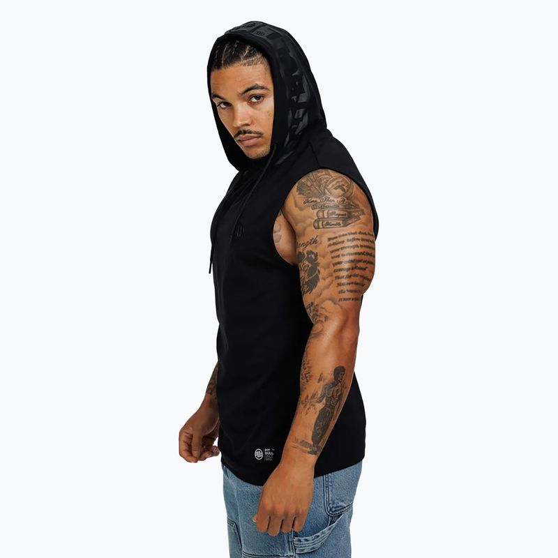 Мъжки потник Pitbull Hilltop Hooded Sleeveless black 4