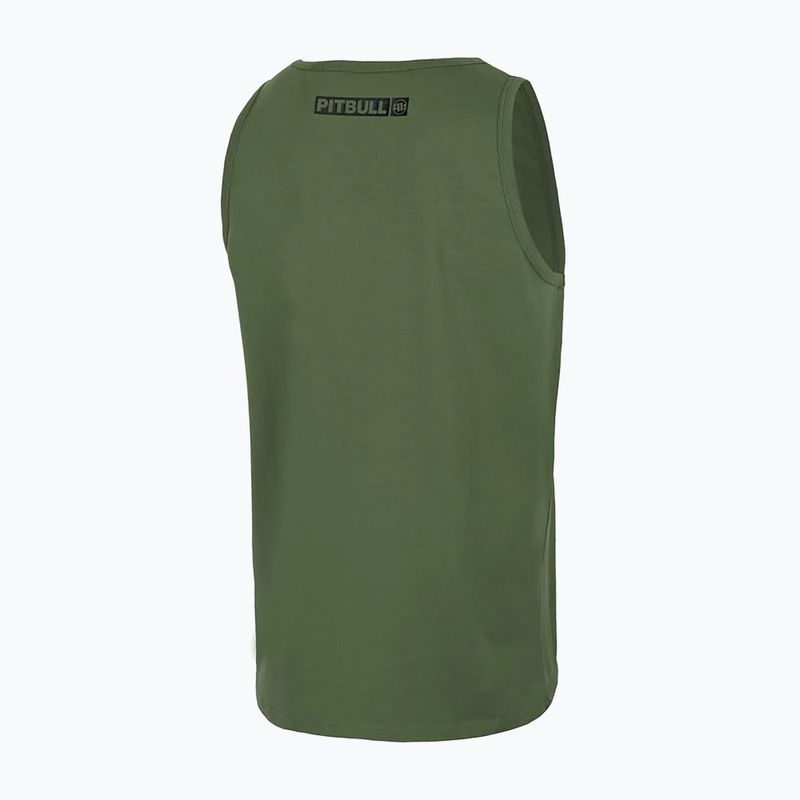 Мъжки потник Pitbull Hilltop Tank Top маслинова тениска 5