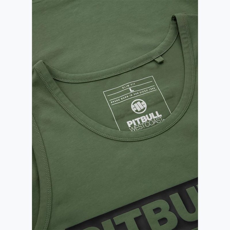 Мъжки потник Pitbull Hilltop Tank Top маслинова тениска 6