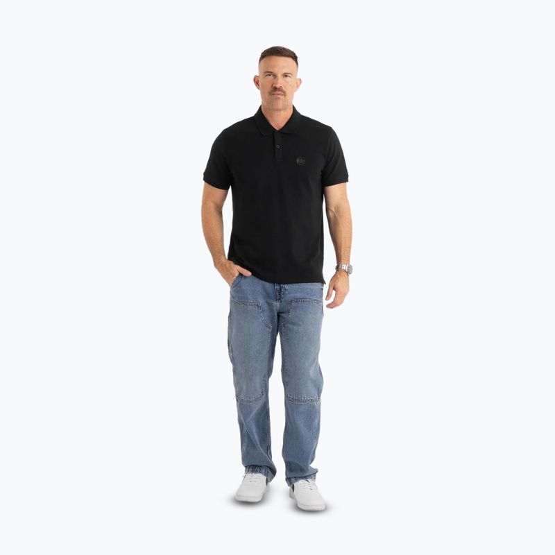 Мъжка тениска поло Pitbull West Coast Polo Pique Regular black 2