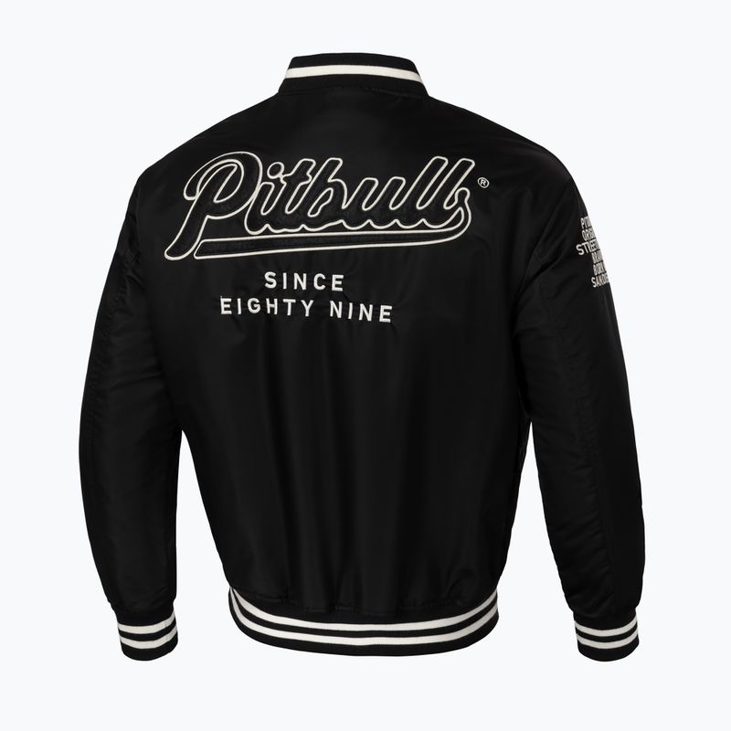 Мъжко зимно яке Pitbull Seabridge Varsity black 3