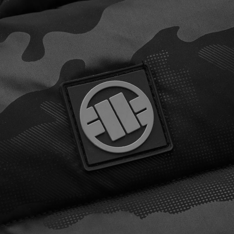 Мъжко зимно яке Pitbull Airway 5 с подплатена качулка all black camo 8