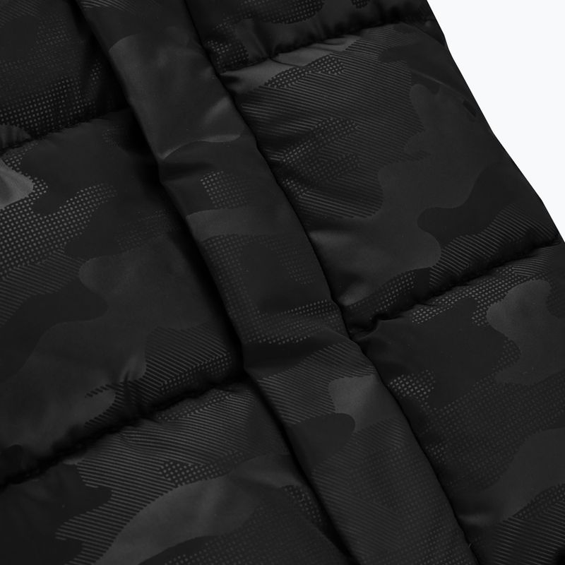 Мъжко зимно яке Pitbull Airway 5 с подплатена качулка all black camo 11