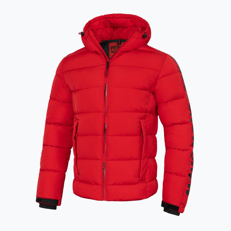 Мъжко пухено яке Pitbull West Coast Airway 4 Padded Hooded Down Jacket red 5