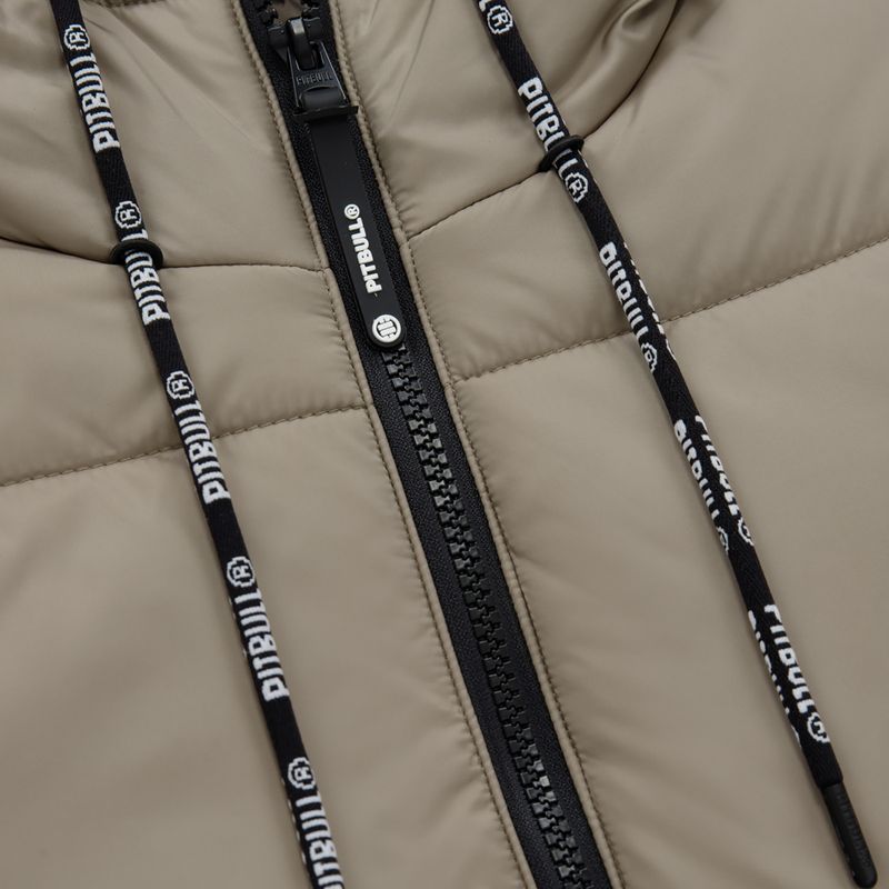 Pitbull West Coast дамско зимно яке Jenell Quilted Hooded dark sand 5
