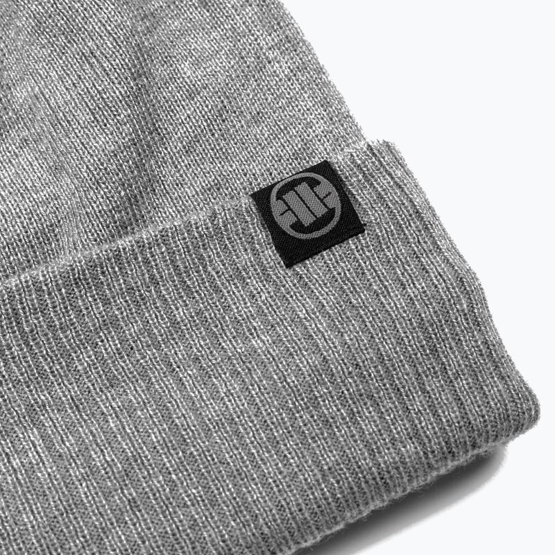 Зимна шапка Pitbull Beanie Small Logo 2 graphite melange 2