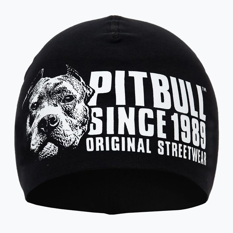 Мъжка шапка Pitbull Beanie Blood Dog зимна шапка черна