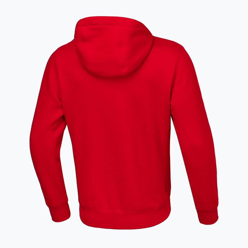 Мъжки суитшърт Pitbull Small Logo Hooded Zip red 2