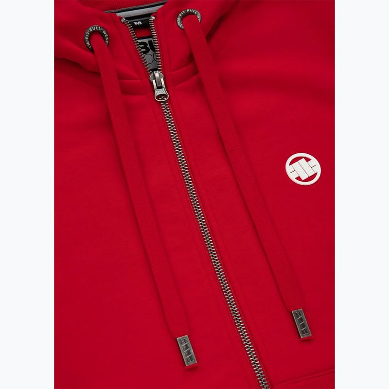 Мъжки суитшърт Pitbull Small Logo Hooded Zip red 3