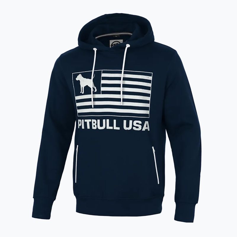 Мъжки потник с качулка Pitbull West Coast Usa dark navy 3