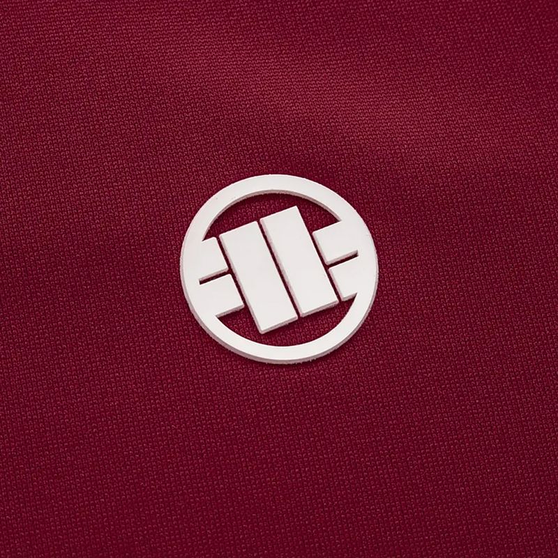 Спортно горнище Pitbull West Coast Trackjacket Tape Logo Terry Group burgundy 6